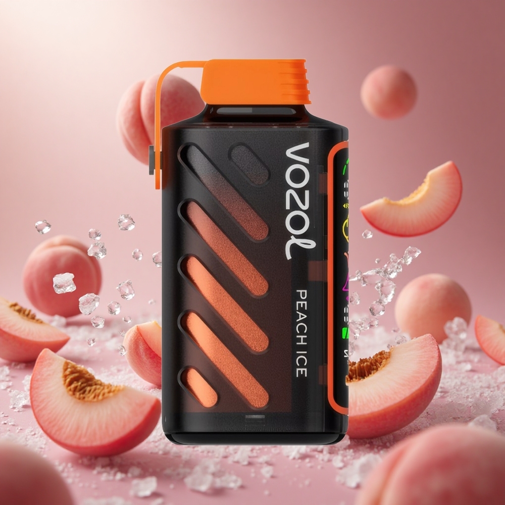 VOZOL Gear Power 20000 Puffs Sárgabarack Jég Dual Mesh Coil hungary vape wholesale