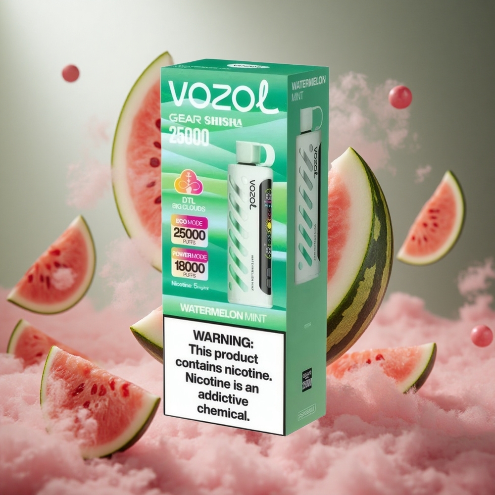 VOZOL Gear Shisha 25000 Puffs 30 Ínycsiklandó íz Kombináció S.i.L.C Tech hungary vape wholesale