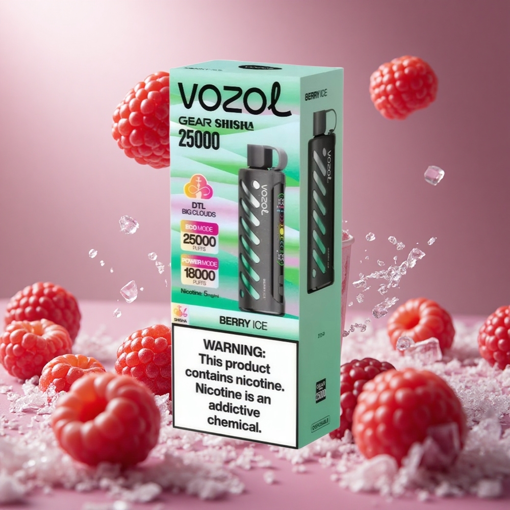 VOZOL Gear Shisha 25000 Puffs Bogyós jég hungary vape wholesale