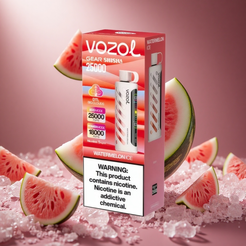 VOZOL Gear Shisha 25000 Puffs Görögdinnye Jég hungary vape wholesale