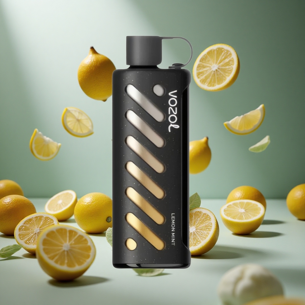 VOZOL Gear Shisha 25000 Puffs Keverék Citrom Menta 30 Finom Íz S.i.L.C Tech hungary vape wholesale