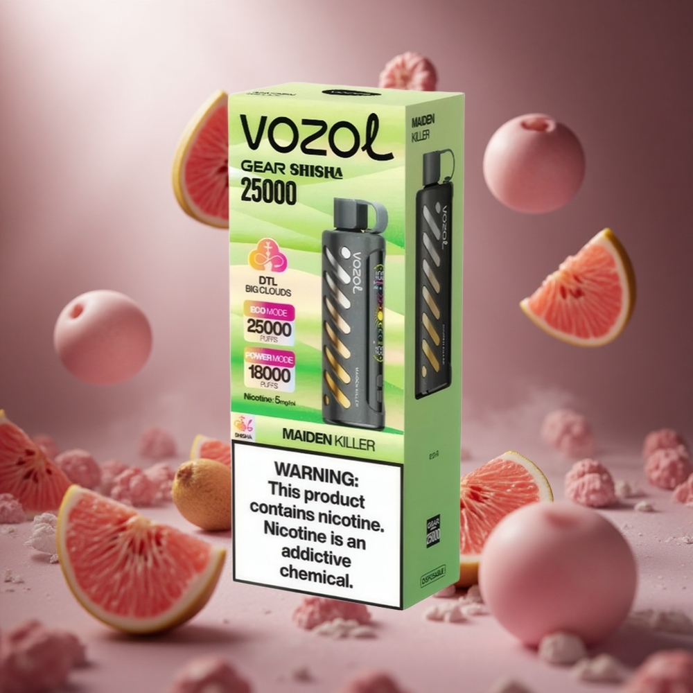 VOZOL Gear Shisha 25000 Puffs Maiden Killer S.i.L.C Tech hungary vape wholesale