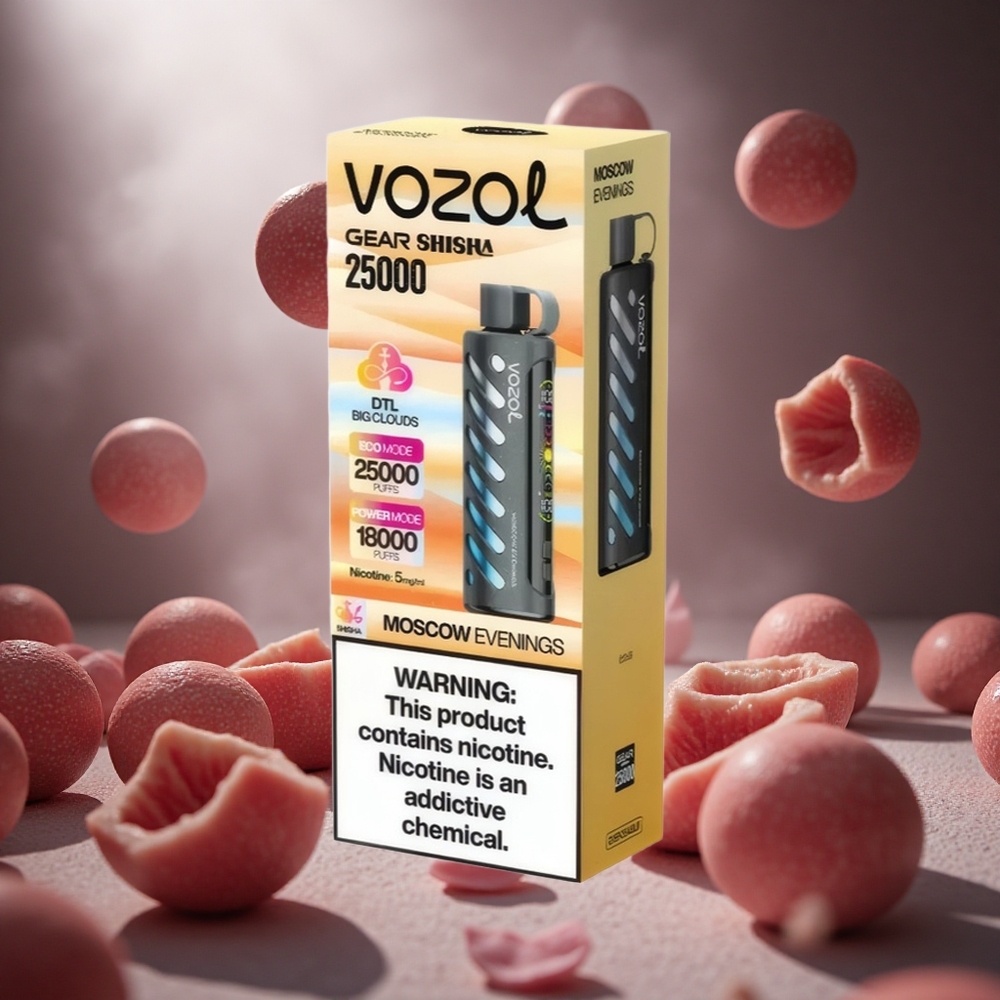 VOZOL Gear Shisha 25000 Puffs Moszkvai esték S.i.L.C Tech hungary vape wholesale