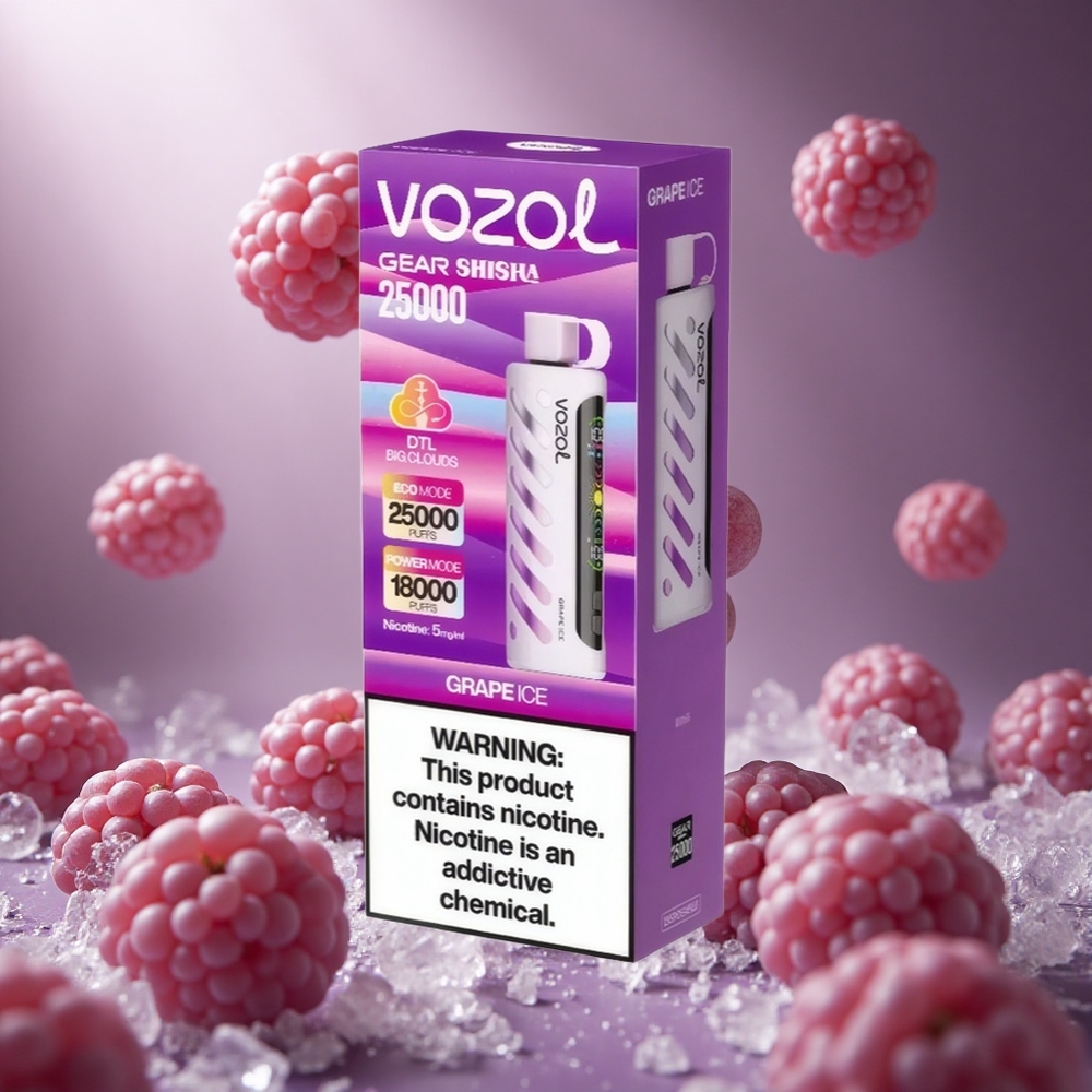 VOZOL Gear Shisha 25000 Puffs Nemízű Dual Mesh Módok hungary vape wholesale
