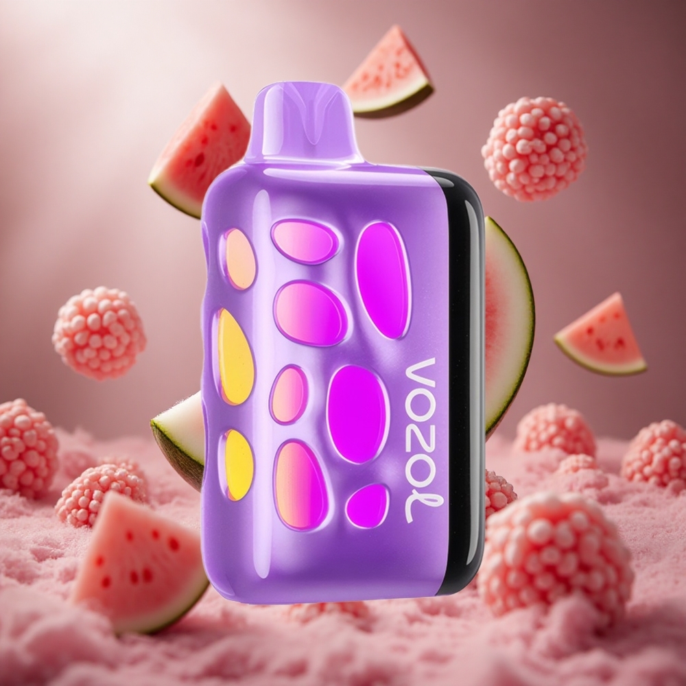 VOZOL RAVE 40000 Dinnye Málna Rancher Vibráns Fény Design hungary vape wholesale