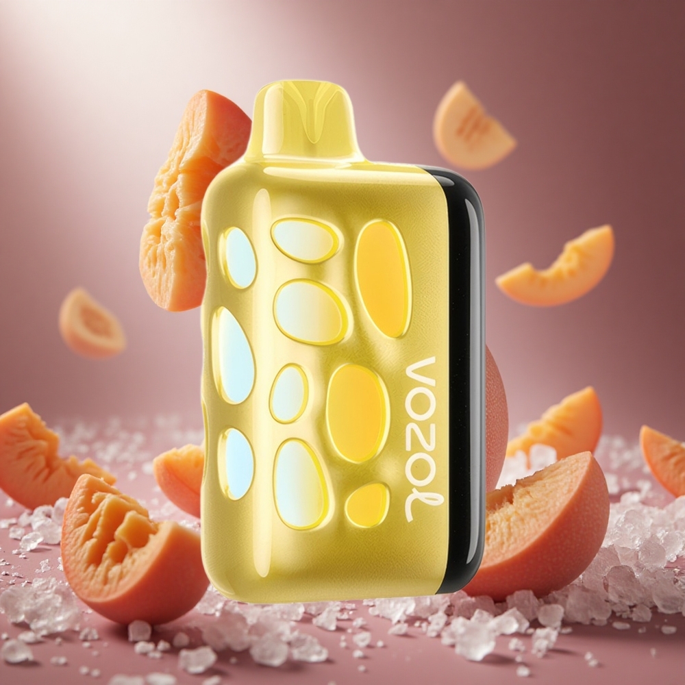 VOZOL RAVE 40000 Mango Jég 270 fokos Vibráns Fény Design hungary vape wholesale