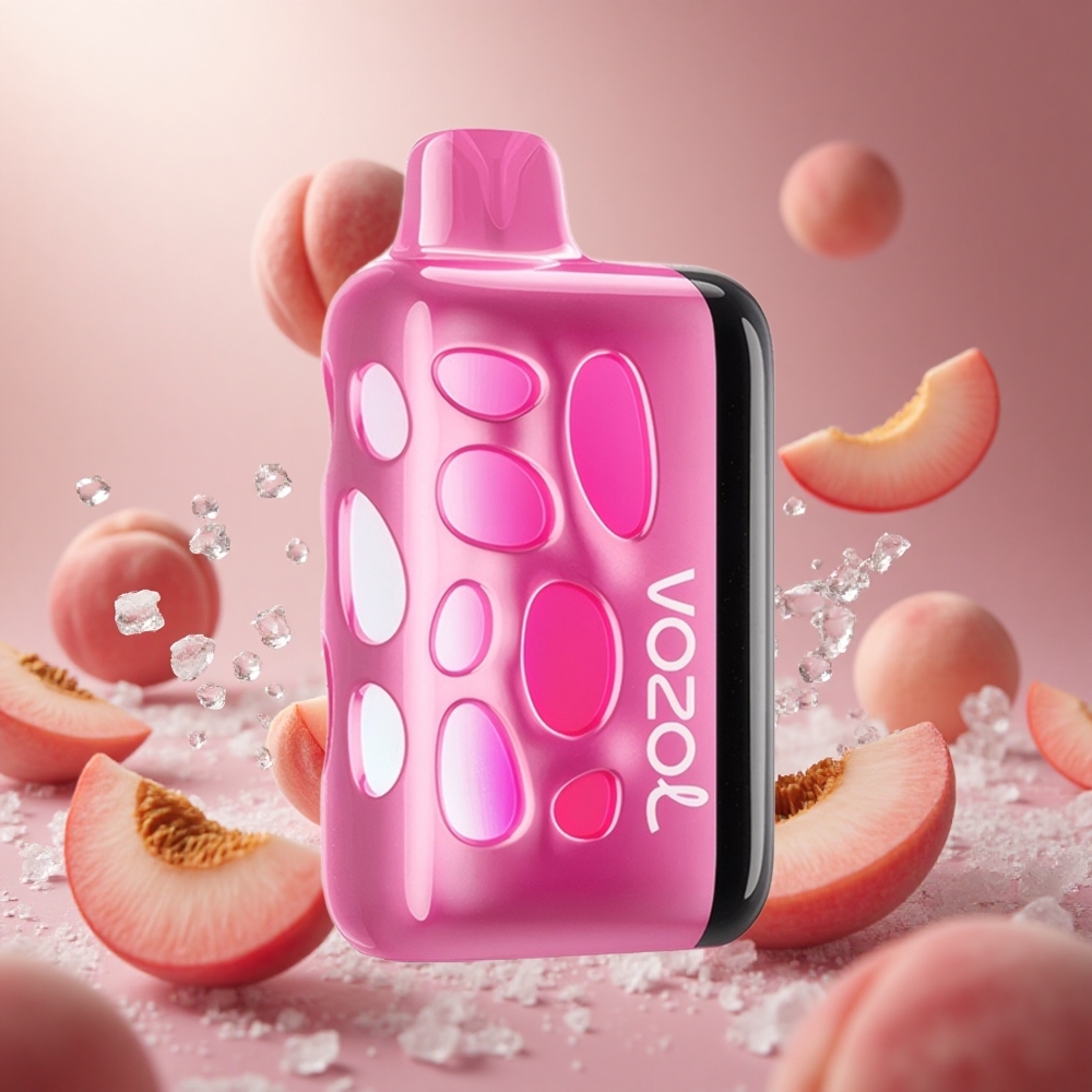 VOZOL RAVE 40000 Szeszélyes Világítás Design Őszibarack Jég hungary vape wholesale