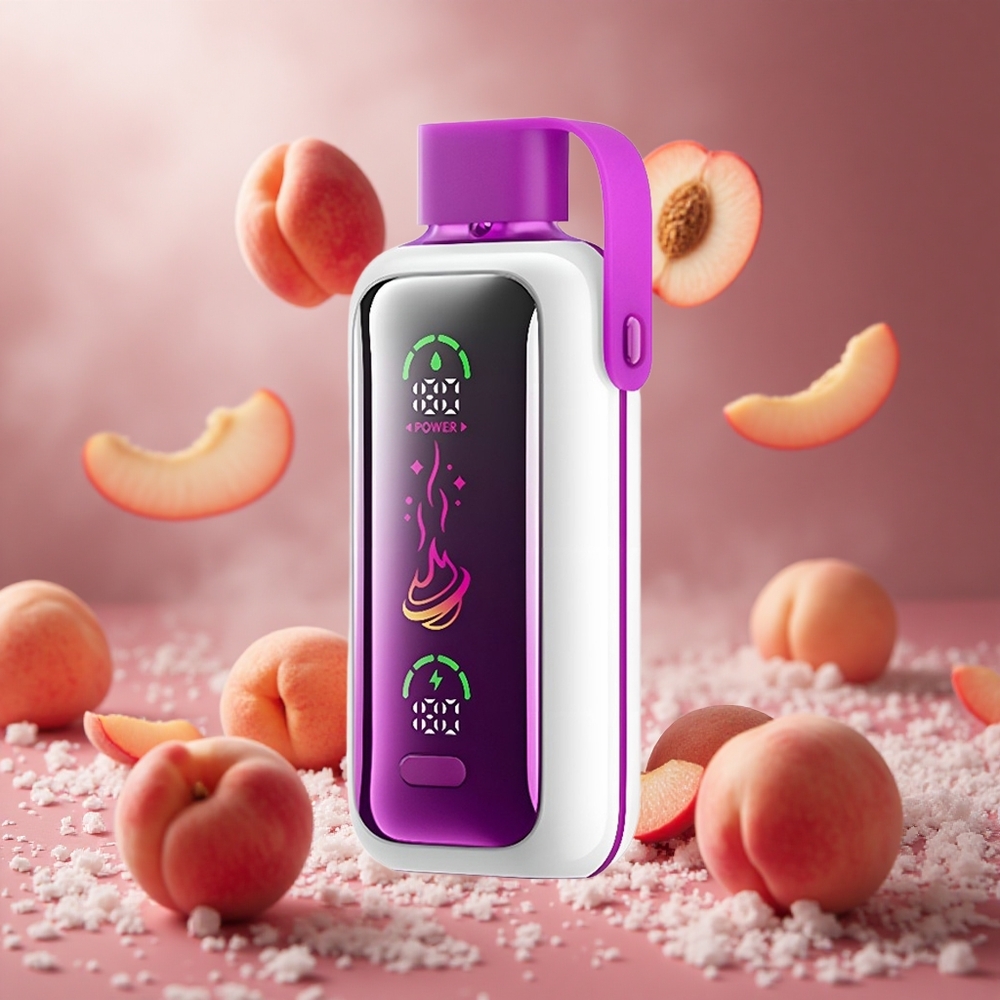 VOZOL Star 20000 Puffs 2.2" HD tükorkijelzős Őszibarack Jég hungary vape wholesale