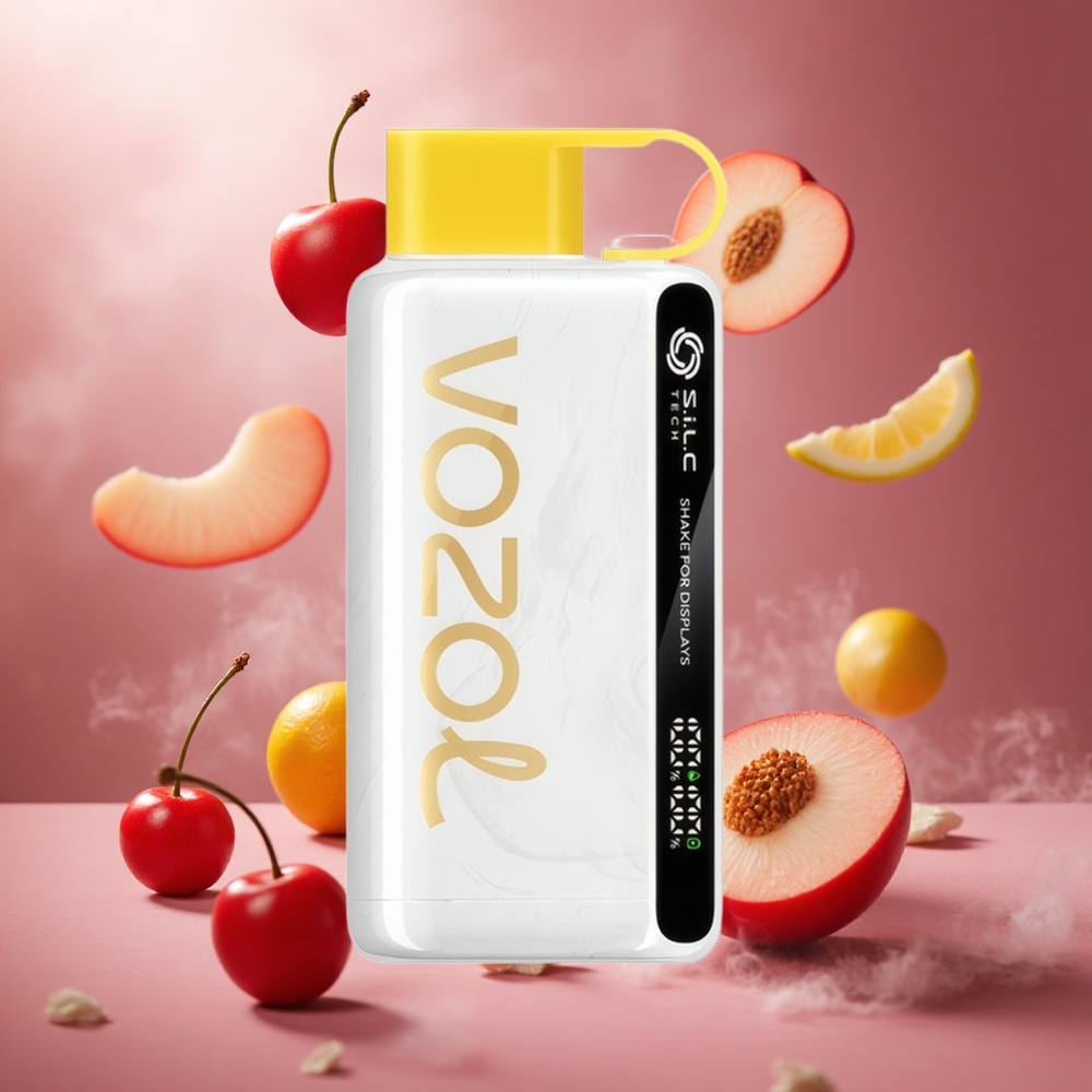 VOZOL STAR 9000/12000 Cseresznye Barack Limonádé 30%-kal gyorsabb töltéssel hungary vape wholesale