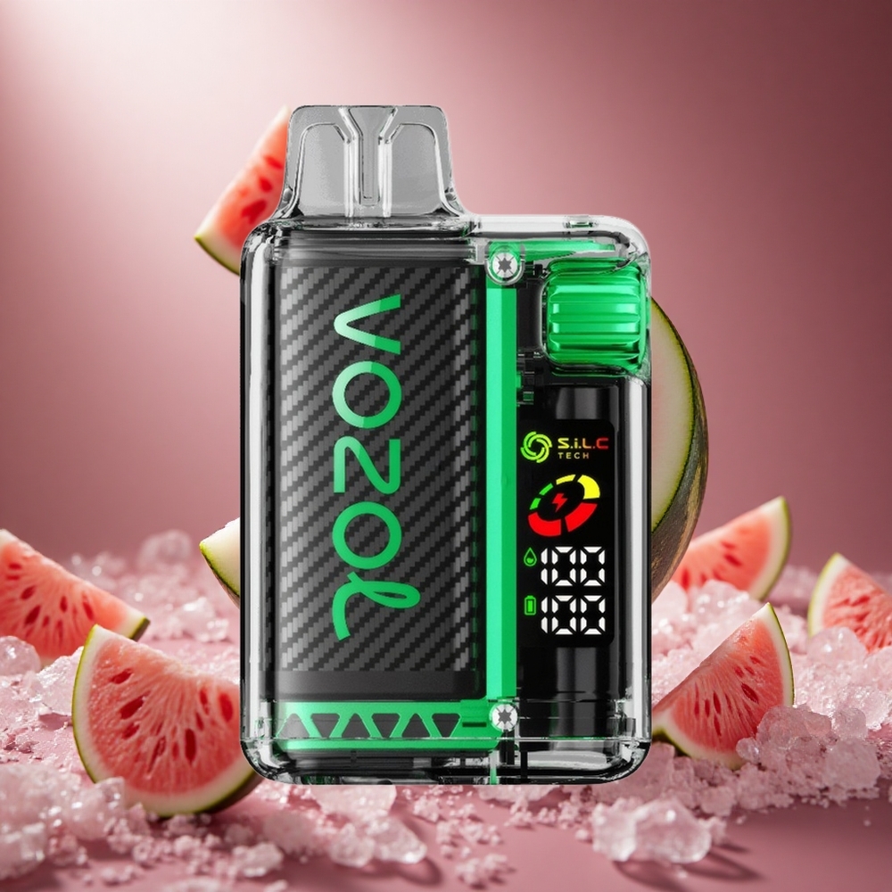 VOZOL Vista 20000 Puffs Görögdinnye Jég Rechargeable Battery: 650mAh hungary vape wholesale