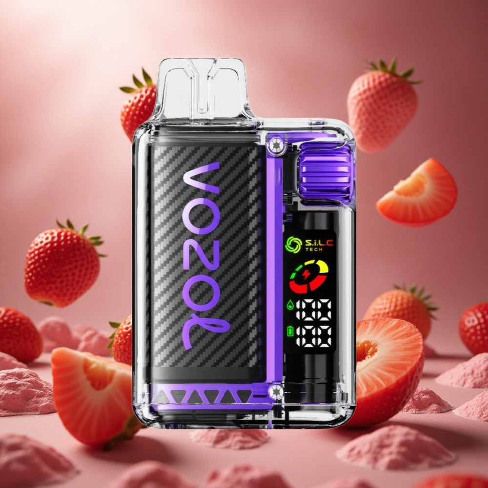 VOZOL Vista 20000 Puffs Újratölthető Akkumulátor: 650mAh Eper-Mangó hungary vape wholesale