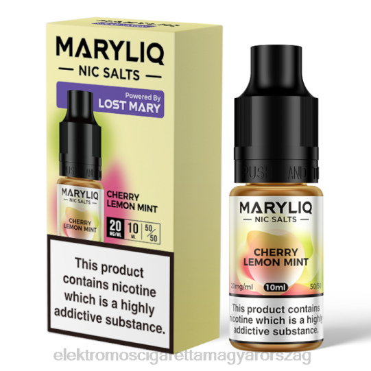 cseresznye citrom menta LPPNH444 Vape Nagykereskedés - LOST MARY MARYLIQ nikkel-sók - 10 ml - 20 mg